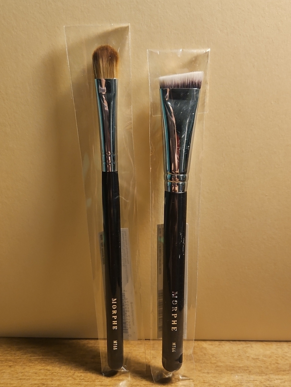 Morphe Black Eye Brush Duo with Silver Ferrules